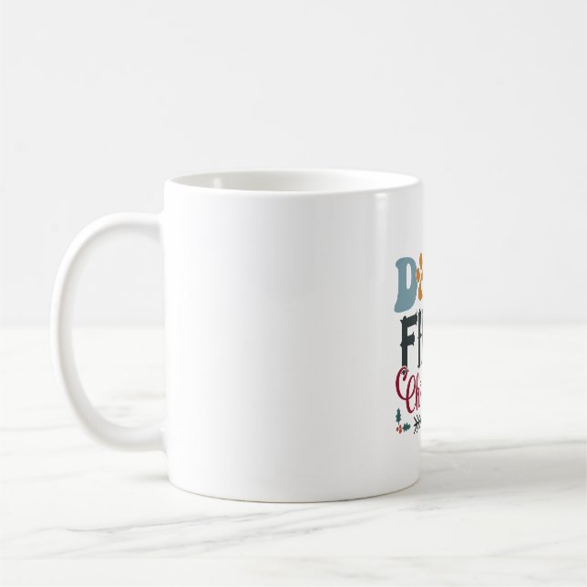 Hund första jul kaffemugg (Vänster)