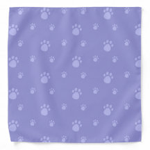 Hund fotavtryck Bandana