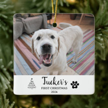 Hund Foto för första juldagen, Anpassningsbar