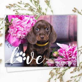 Hund foto för Pet Puppy Puppy i Anpassningsbarna k Julkort