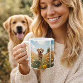 Hund foto husdjur namn text kaffemugg