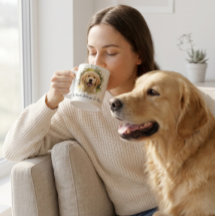 Hund Foto Mugg, Mitt Hjärta Tillhör