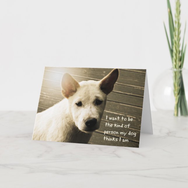 Hund-fotokort - Bali-uppy Kort (Framsida)