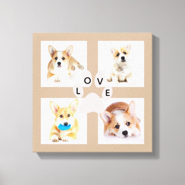 Hund-fotoskrivare 4 Instagram bilder (Framsida)