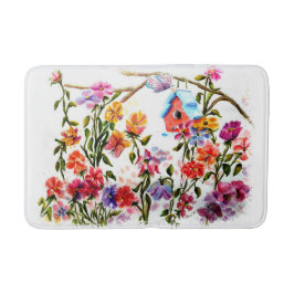 HUND FOTSPÅR FÅGELHUS BADRUMSMATTA