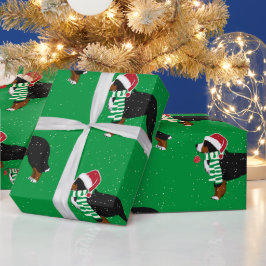 Hund från Jul Bernese Mountain Helgdag Presentpapper