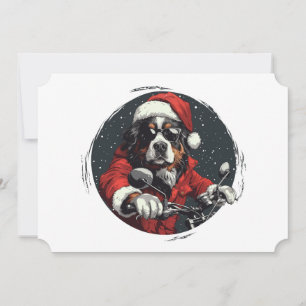 Hund från Jul Bernese Mountain Julkort