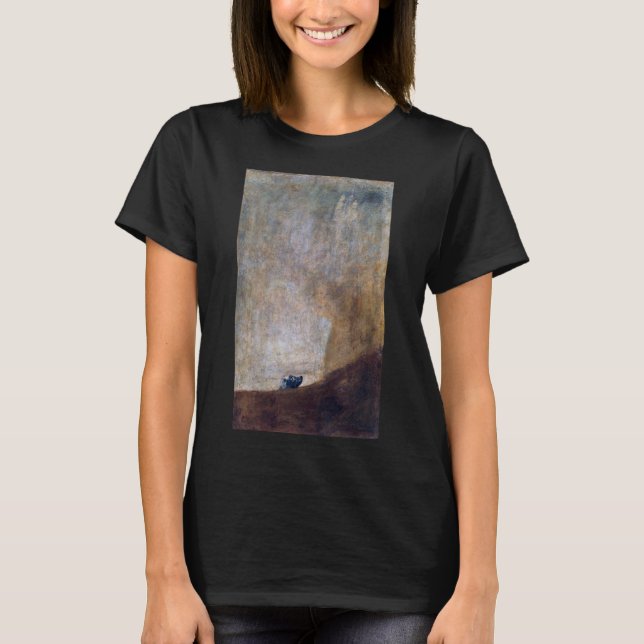 Hund, Francisco Goya T Shirt (Framsida)