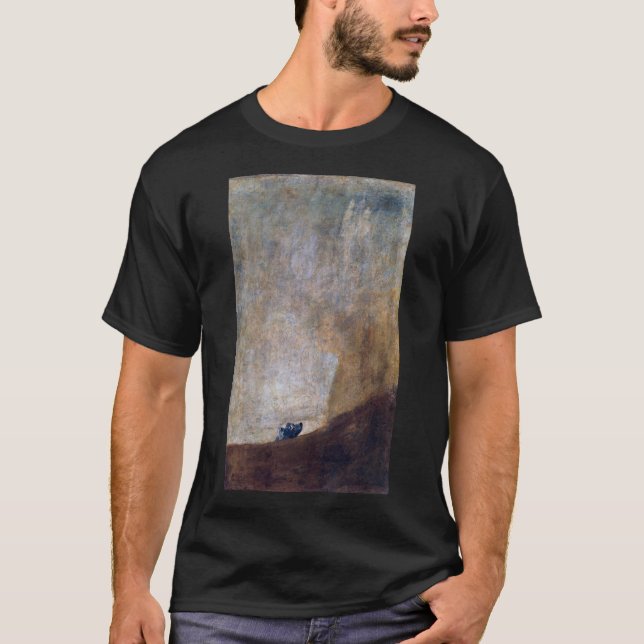Hund, Francisco Goya T Shirt (Framsida)