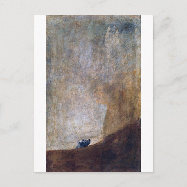 Hund, Francisco Goya Vykort (Framsida)