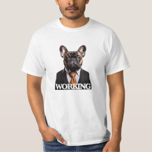 Hund fransk bulldog frenchie chef puppy t shirt
