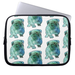 Hund Fransk Bulldog Neoprene Laptop sleeve 10 tum