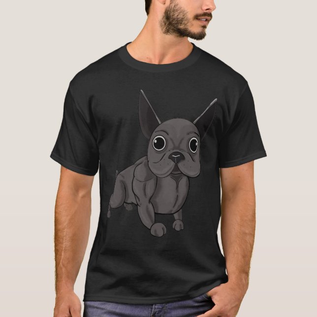 hund fransk swole t shirt (Framsida)