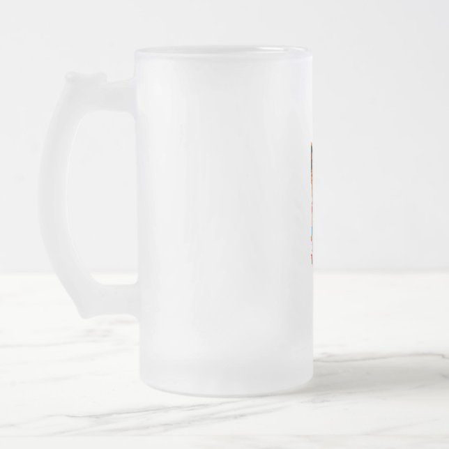 hund frostat ölglas (Vänster)