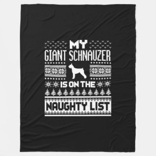 hund ful christmas fleecefilt
