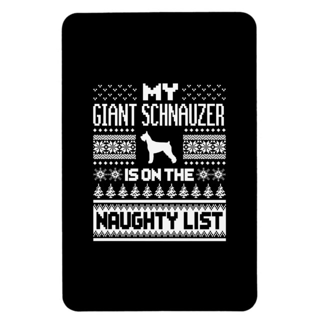 hund ful christmas magnet (Vertikal)