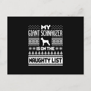 hund ful christmas meddelande vykort