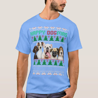 hund ful christmas sweaterdog christmas svettare m t shirt