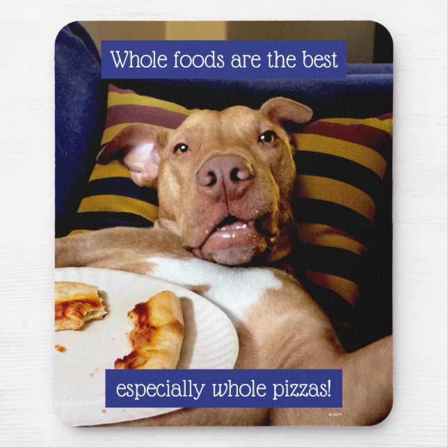 Hund Fullt Pizza Musmatta (Framsidan)
