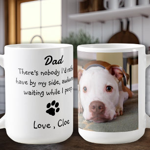 Hund futtig Fars dag - födelsedag Hund Pappa Kaffemugg