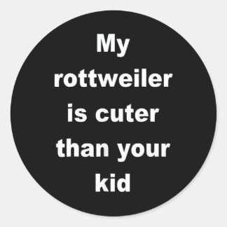 Hund Gift | Baby rottweiler Runt Klistermärke