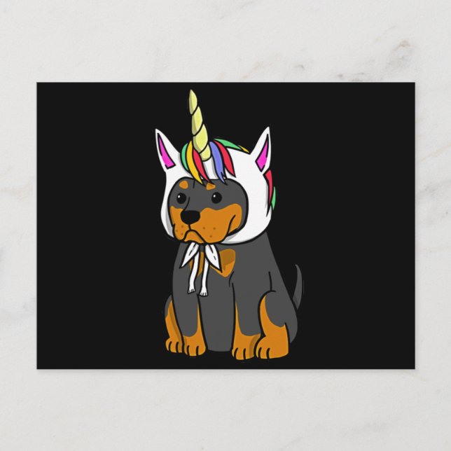 Hund Gift | Baby rottweiler Vykort (Framsida)