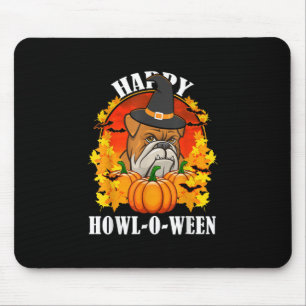 Hund Gift Bulldog Halloween Gift för Hundälskare Musmatta