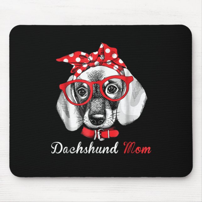 Hund Gift | Dachshund Mamma Loely Musmatta (Framsidan)
