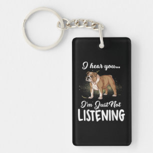 Hund Gift Engelsk bulldog jag hör att du inte lys