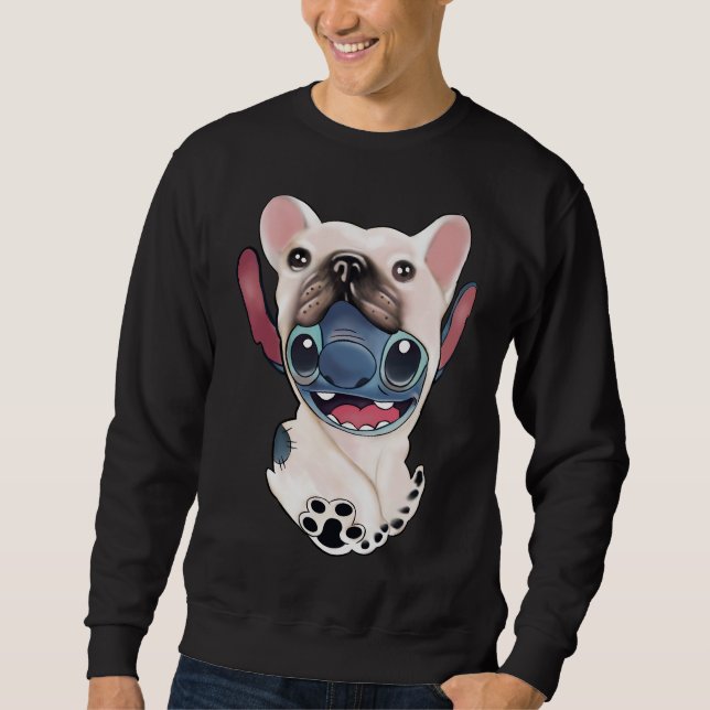 Hund Gift | Fransk Bulldog Funny Lång Ärmad Tröja (Framsida)