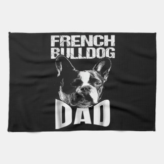Hund Gift | Fransk Bulldog Pappa Kökshandduk