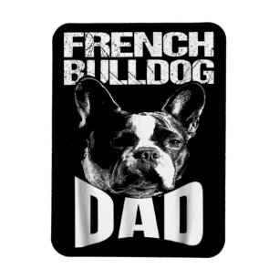 Hund Gift Fransk Bulldog Pappa Magnet