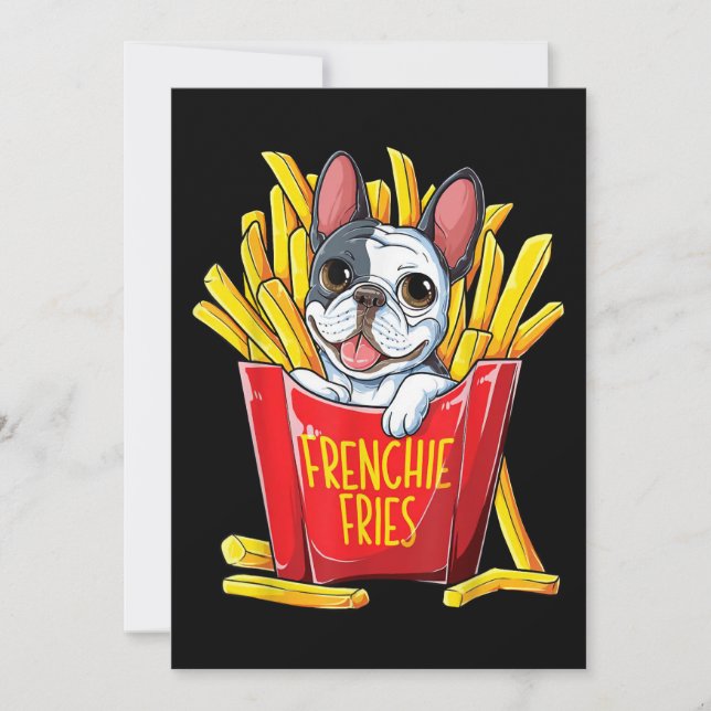 Hund Gift | Frenchie Fries (Framsida)
