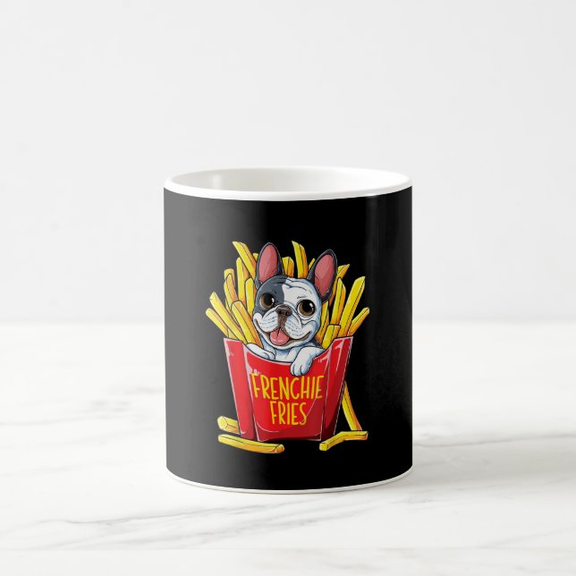 Hund Gift | Frenchie Fries Kaffemugg (Center)