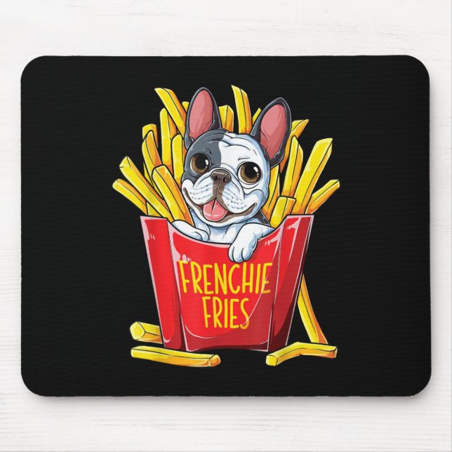 Hund Gift | Frenchie Fries Musmatta (Framsidan)