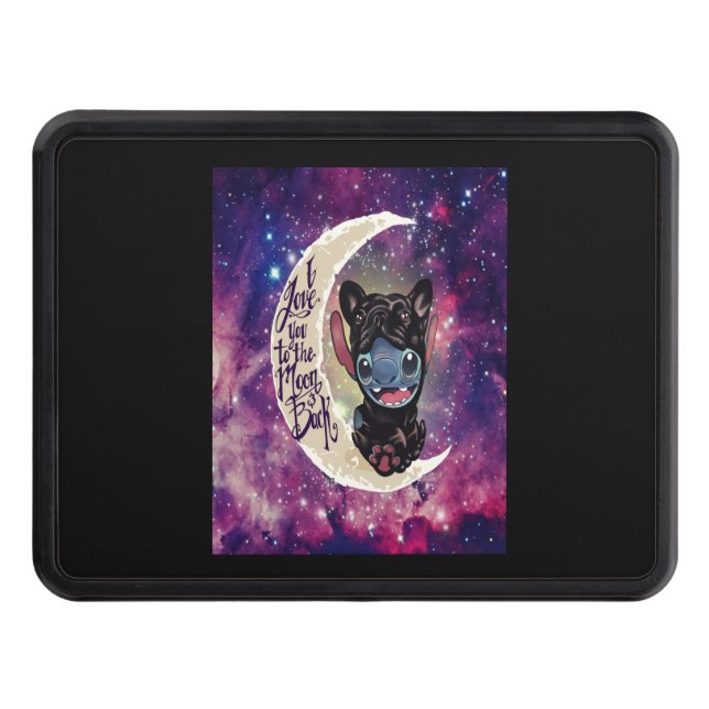 Hund Gift| I Kärlek till Måne och tillbaka Dragkroksskydd (Framsidan)