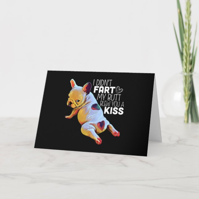 Hund Gift | Jag satte inte min knut på dig. Kort (Framsida)