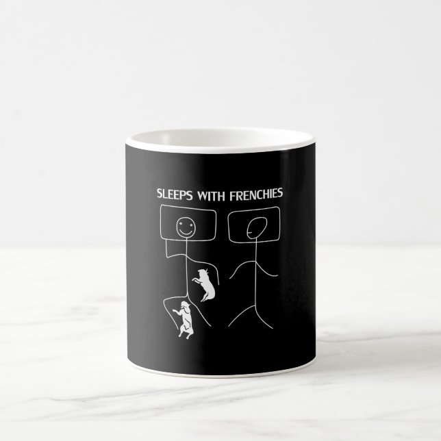 Hund Gift | Leeps with Frenchies Kaffemugg (Center)