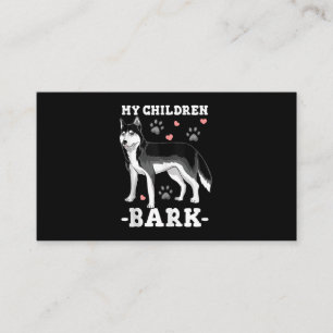 Hund Gift   SIBERIAN HUSKY Visitkort