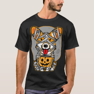 Hund Gift   Welsh Corgi Mummy Cute Halloween T Shirt