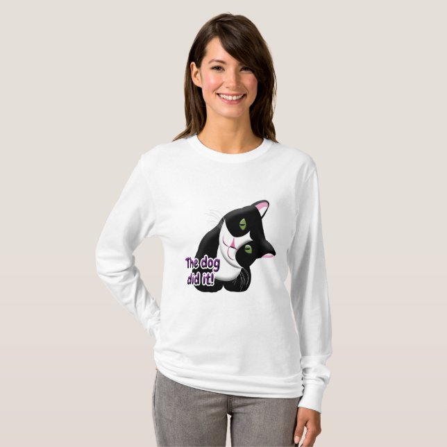 Hund gjorde det t-shirt (Hel framsida)