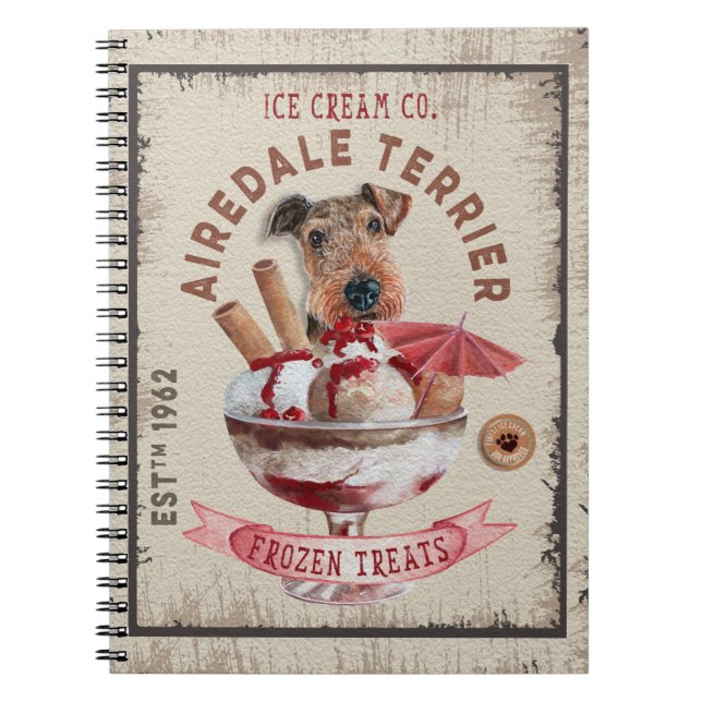 Hund Glass Anteckningsbok (Framsidan)