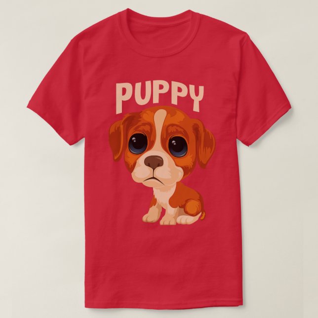 Hund Golden Retriever Puppy T Shirt (Design framsida)