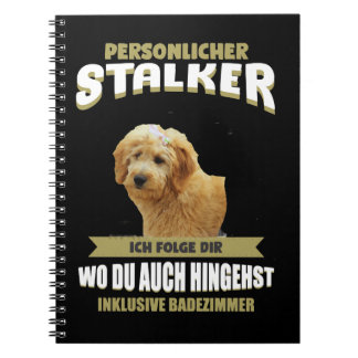 Hund GoldendoodleGoldendoodle Hund puppy pet Anteckningsbok