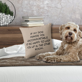 Hund gör dig obekväm kudde