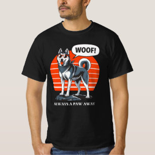 Hund Graffiti Stil Street Art Classic T-Shirt
