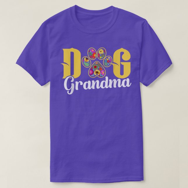 Hund Grandma T-Shirt (Design framsida)