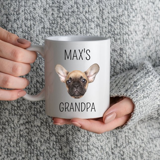 Hund Grandpa Fars dag Pet Hund älskare Personlig Mugg (Skapare uppladdad)