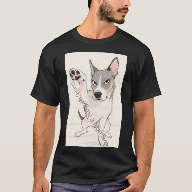 Hund Graphic Manar blast - Shirt T Shirt (Framsida)