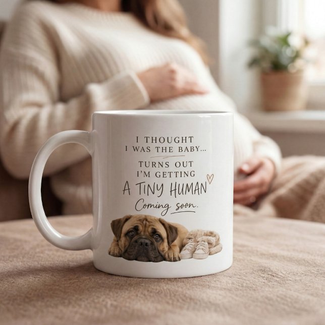 Hund Graviditet Meddelande Kaffemugg (Skapare uppladdad)